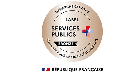 Label bronze Services Publics +